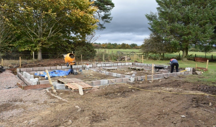 Cammachmore site construction