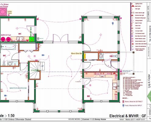 Construction Blueprints - Electrical and MVHR