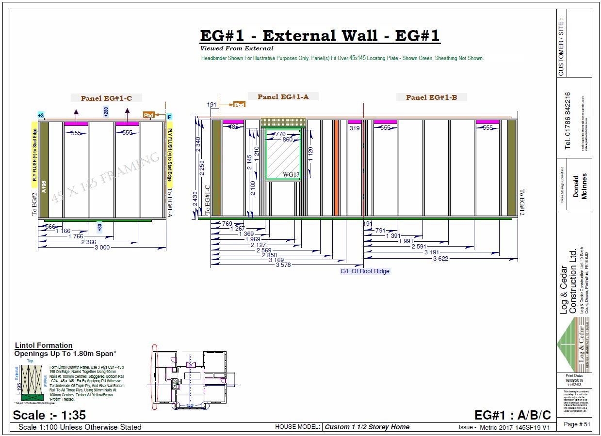 Construction Blueprints - External Wall