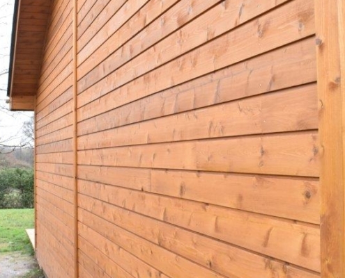 Wood cladding