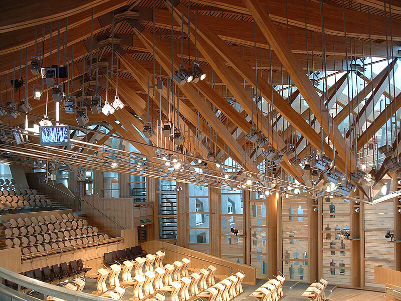 Scottish Parliment Debating Chamber